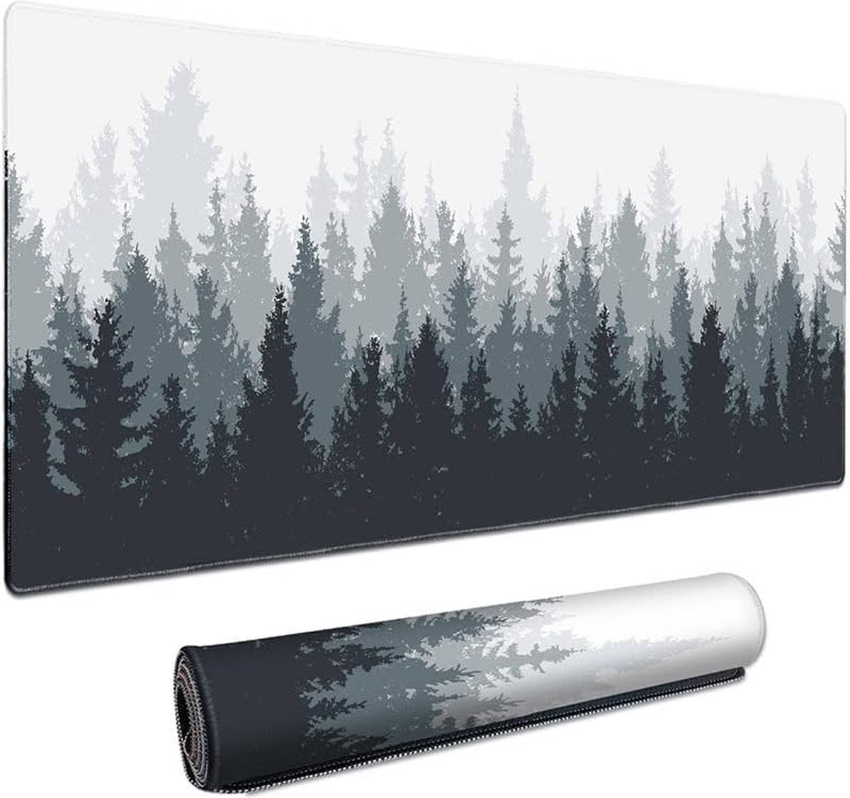StayPowered XXL Muismat - Perfect voor Precisie en Snelheid - Extra Groot Formaat - Antislip Rubberbasis - Hoogwaardig Textiel - Gestikte Randen tegen Slijtage - Stijlvol Geometrisch Design - Levering Sneller dan Aangegeven!