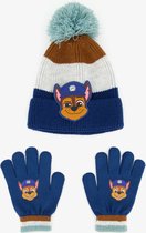 Ensemble de gants bonnet enfant Paw Patrol Chase - Blauw