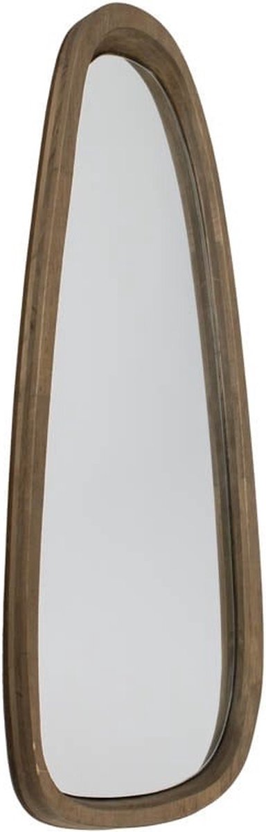 Wandspiegel Asymmetrisch - Spiegel Hout Organisch - Spiegel Rond - Gang Hal Spiegels - 84 x 3.5 x 29 cm