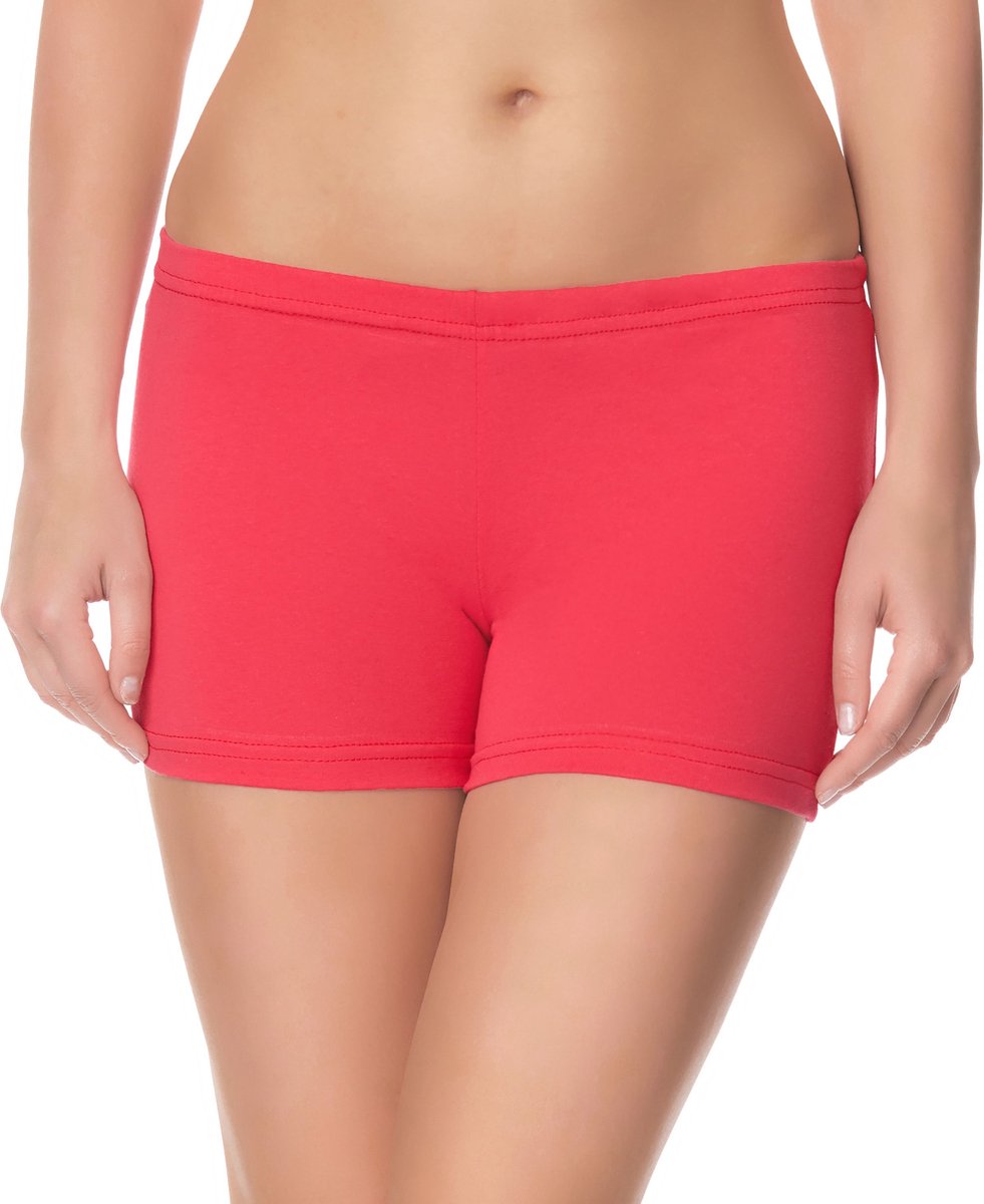 Ladeheid Dames Leggings - Zwangerschapskleding – Kort – Katoen – Roze21 – 44/46 LA-MA-Shorts-Short