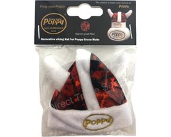 POPPY GRACE MATE® Deense pluche viking mutsje Rood