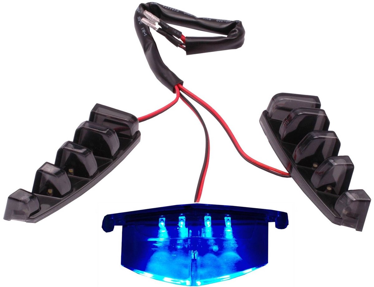 Grill verlichting blauw | Piaggio ZIP