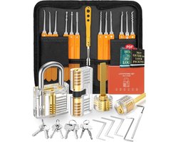 Lockpick Set - Gereedschap Tools - Sleutelverwijdering - Voor Gebroken Sleutels - Voor Beginners En Professionele Slotenmakers