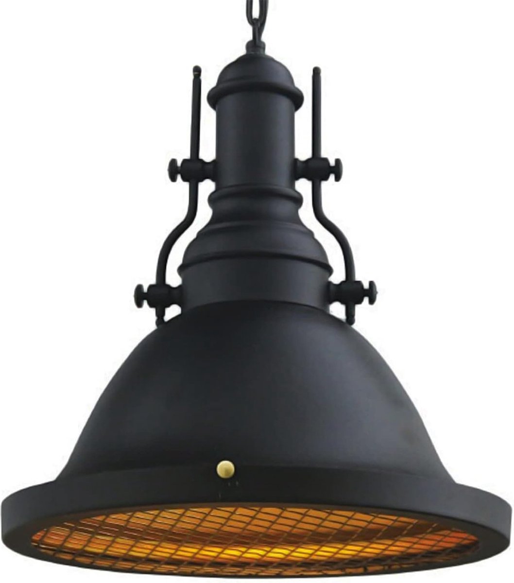 Bamyum Hanglamp Turami Zwart E27 Metaal