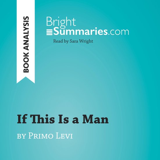 If This Is a Man by Primo Levi (Book Analysis) - cover