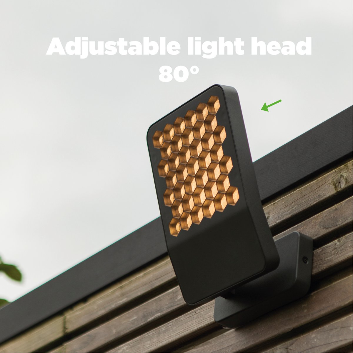 Lutec Atlantis - LED wandlamp voor buiten - Anti-verblinding