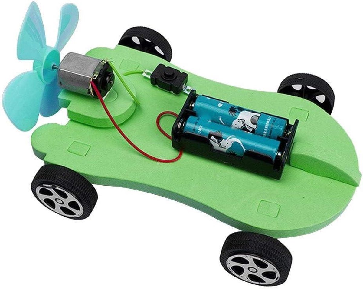 Windenergieauto montage DIY - Leuk educatief speelgoed voor kinderen