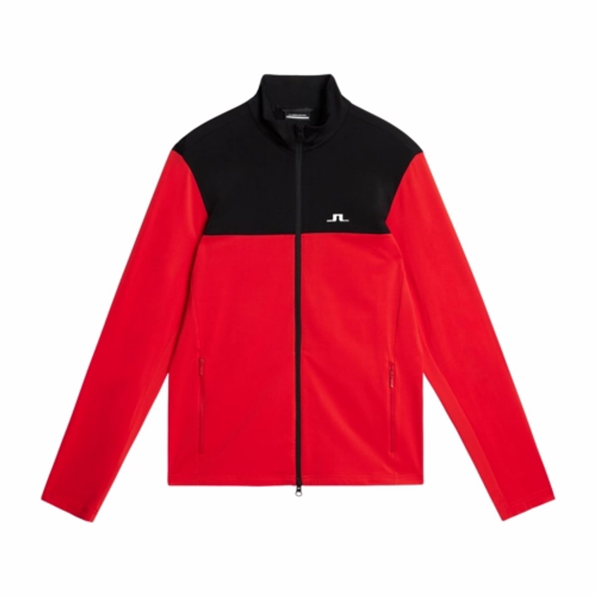 Skipully J.Lindeberg Men Banks Mid Layer Fiery Rood