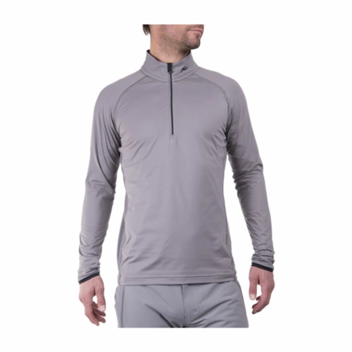 Skipully KJUS Men Feel Half-Zip Pewter Grijs