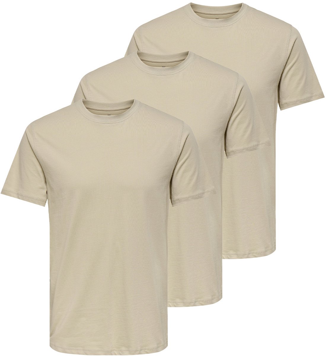 Only & Sons Heren t-shirt 3 pack MAX