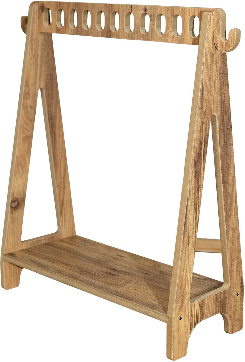 Industrial Living Houten Kledingrek voor Kinderkamer – 74 cm – Kapstok & Kledingstandaard voor Baby- en Kinderkleding