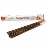 Stamford Wierook stokjes - 20x stuks - sandelhout geur - In balans - Meditatie/mediteren geurstokjes