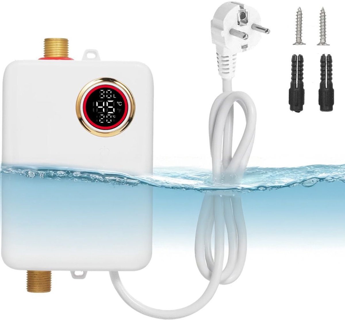 VELTRR® Boiler - Doorstroomverwarmer - Keukenboiler - Doorstroomboiler - Met Display