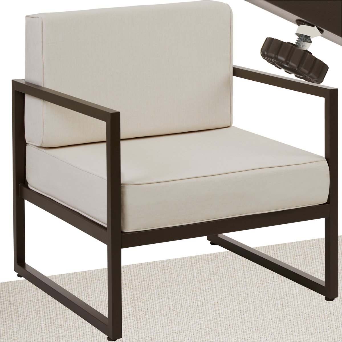 tectake Comosa - Lounge Tuinfauteuil
