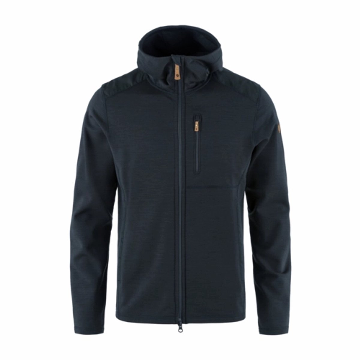 Vest Fjällräven Men Keb Fleece Hoodie Dark 24-XXL Blauw