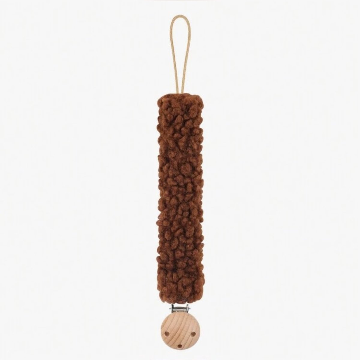 KimDo - Teddy Speenkoord - Donker Bruin - Speenketting - Speenketting - Baby - Speen - Jongen en Meisje - Kraamcadeau