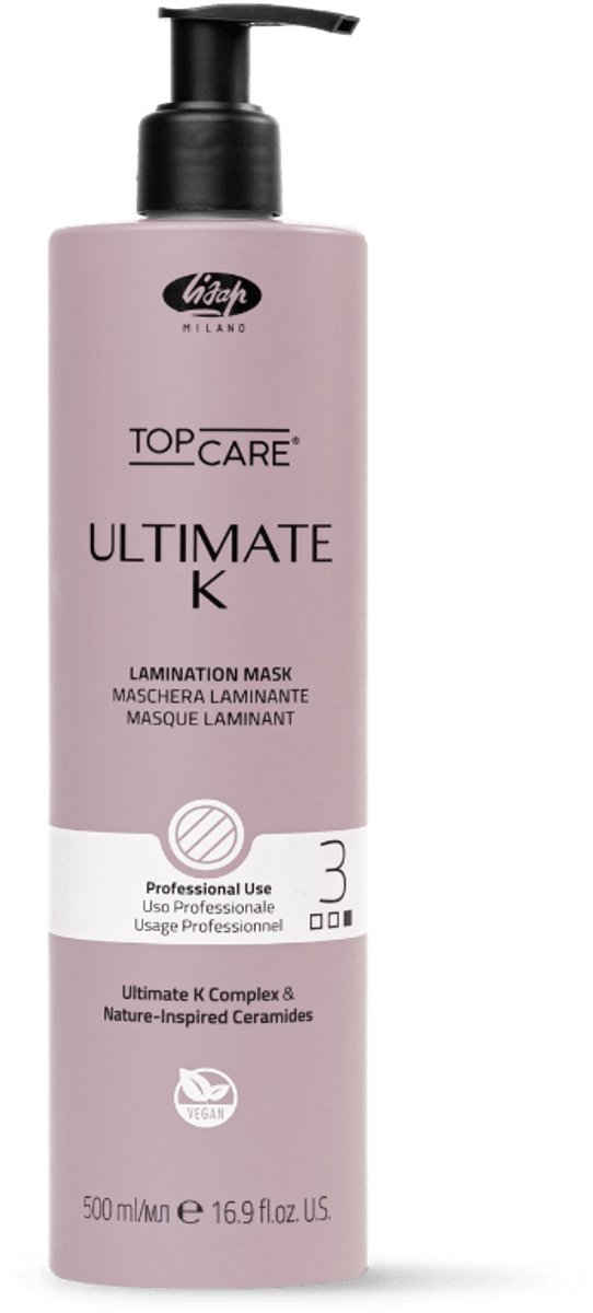 Lisap Top Care Ultimate K Lamination Mask Step 3 500ml