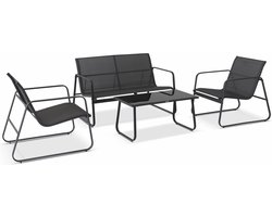sweeek - Tuinmeubelset, silvi, 4-persoons