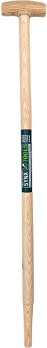 Synx Tools Spadesteel 100cm – Essenhoutsteel - Steel voor spade – Spade steel hout - Schepsteel