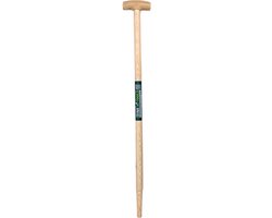 Synx Tools Spadesteel 100cm – Essenhoutsteel - Steel voor spade – Spade steel hout - Schepsteel