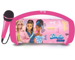 foto van Lexibook Barbie Bluetooth Light Speaker met Microfoon - Karaoke en lichtshow