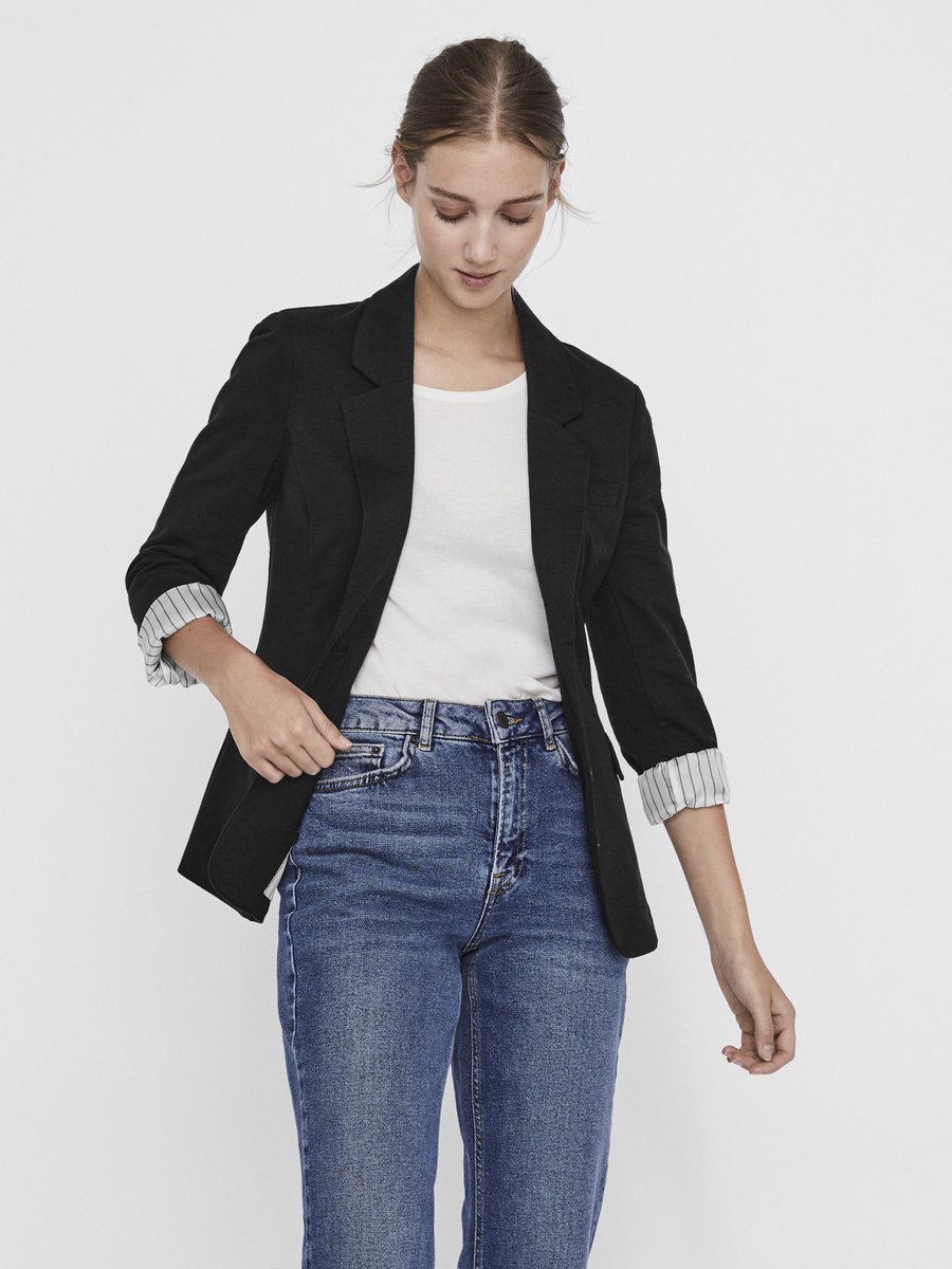 VERO MODA - VMHARUKI LS JERSEY SPRING BLAZER EXP - Dames - Blazers