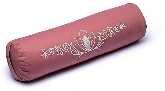 Bolster oudroze lotus biokatoen (OCS) van Yogi & Yogini — afbeelding 2