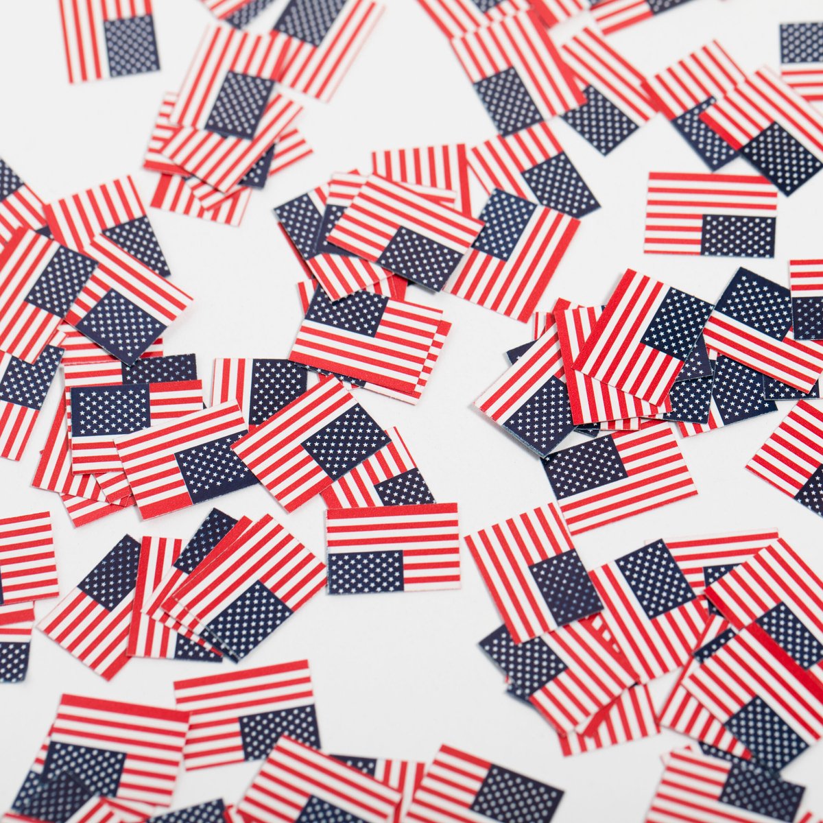 300 stuks Tafel confetti papier USA - Hapjes Cocktail Tapas Zomer Terras EK WK Voetbal Decoratie Tafelconfetti