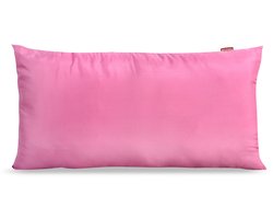 Kussen 80x40 cm anti-allergisch microvezel roze siliconen
