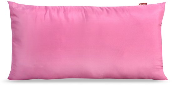 Kussen 80x40 cm anti-allergisch microvezel roze siliconen