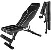 AJ-Sports Verstelbare Fitnessbank - Bench press - Halterbank - Bankdrukbank - Fitness bank - Trainingsbank - Bench - Fitness - Workout - Krachttraining - Licht en Robuust - Tot 300KG Belastbaar - Verstelbaar en Inklapbaar