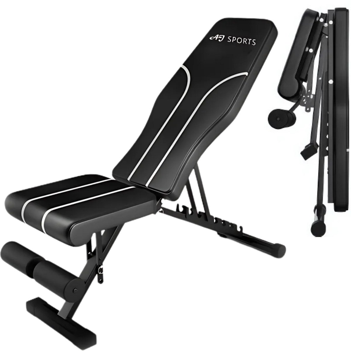 AJ-Sports Verstelbare Fitnessbank bench press halterbank