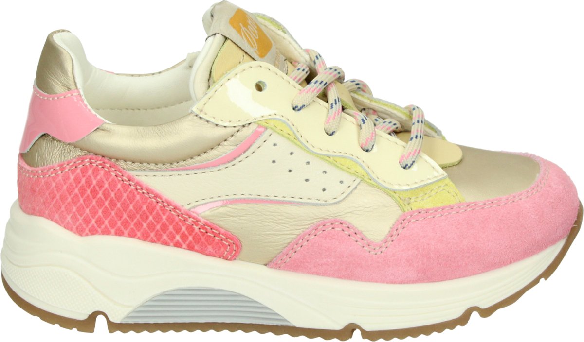 Ocra - D365 - Lage schoenenMeisjesKindersneakers - Kleur: Roze - Maat: 27