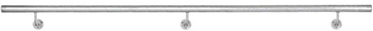 Geprefabriceerde leuning, stalen buis, thermisch verzinkt, buis-Ø 42 mm, lengte 800 - 2000 mm