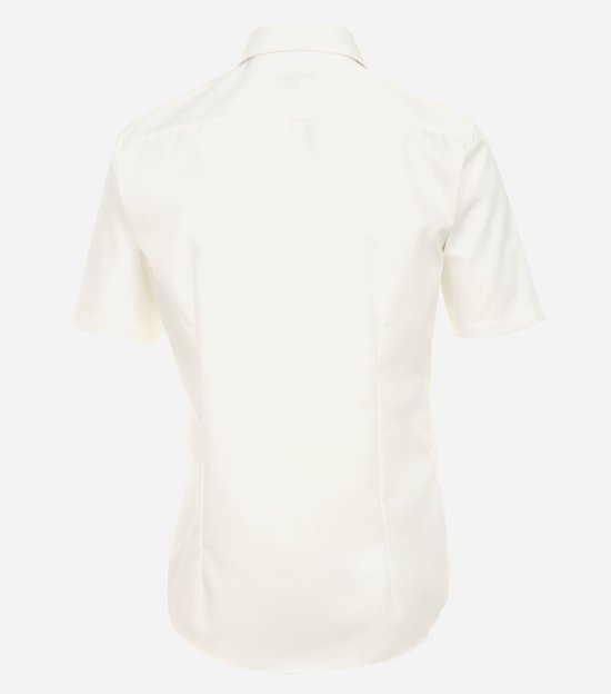 Chemise VENTI modern fit - manches courtes - popeline - beige - Sans repassage - Taille col : 39