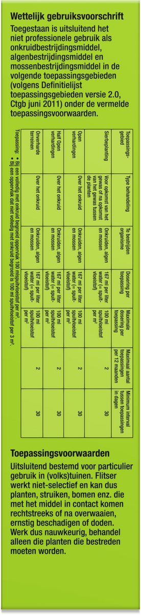 Protect Garden Flitser Concentraat Onkruid Bestrijdingsmiddel - 750 ml - Onkruidverdelger - Binnen 3 uur Resultaat van Merkloos	 — afbeelding 2