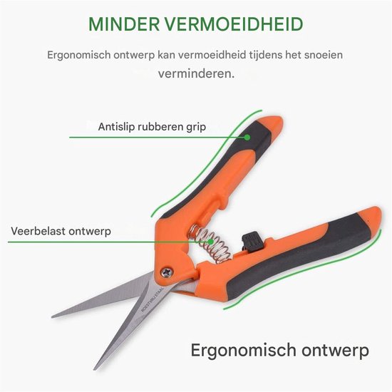 Snoeischaar -3-pack- -Roestvrijstalen messen -Handmatige snoeischaar -Bloemen snoeischaar -Tuinschaar van GARDENA — afbeelding 4