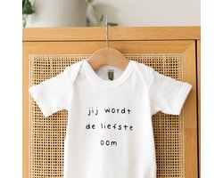 Zwangerschap aankondiging - Rompertjes met tekst - Pregnancy announcement - Baby - Bekendmaking - Oom