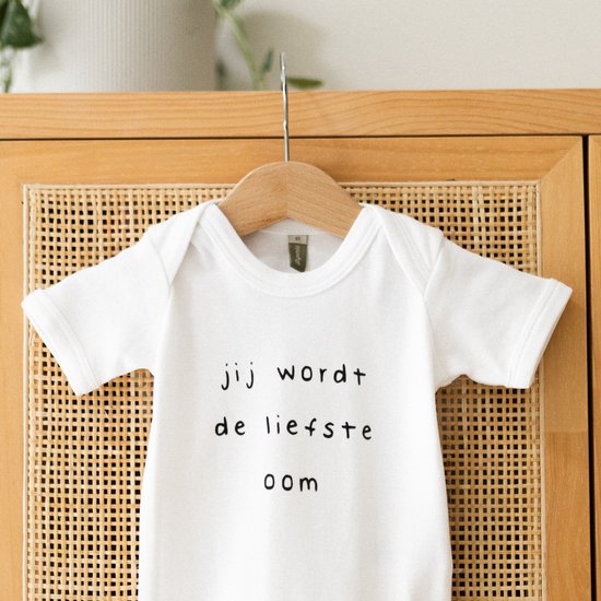 Barboteuse Bébé avec texte - Tu seras le plus gentil des oncles - Taille 50-56 - Annonce de grossesse - Cadeau - Annonce de Grossesse - Annonce bébé - Annonce grossesse