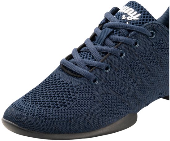 Baskets de danse Anna Kern Suny 4030 Blauw - Chaussures de sport - Semelle bi-semelle - Salsa, Latin, Salon - Chaussures d'entraînement - SUNY - Bleu foncé - 45 1/3
