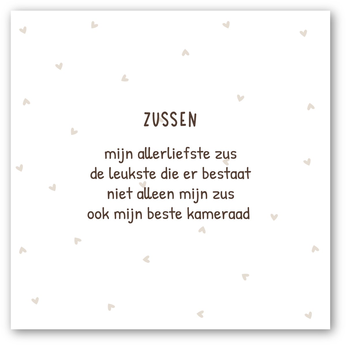 Forex tegeltje | In geschenkverpakking | Zussen | winkeltjevananne.nl