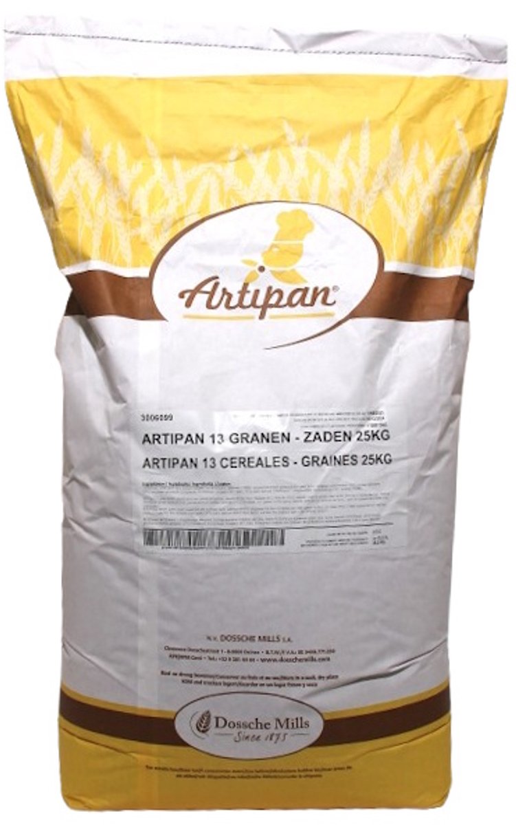 Artipan 13 granen 25kg - brood bakken - bakingrediënt - bloem