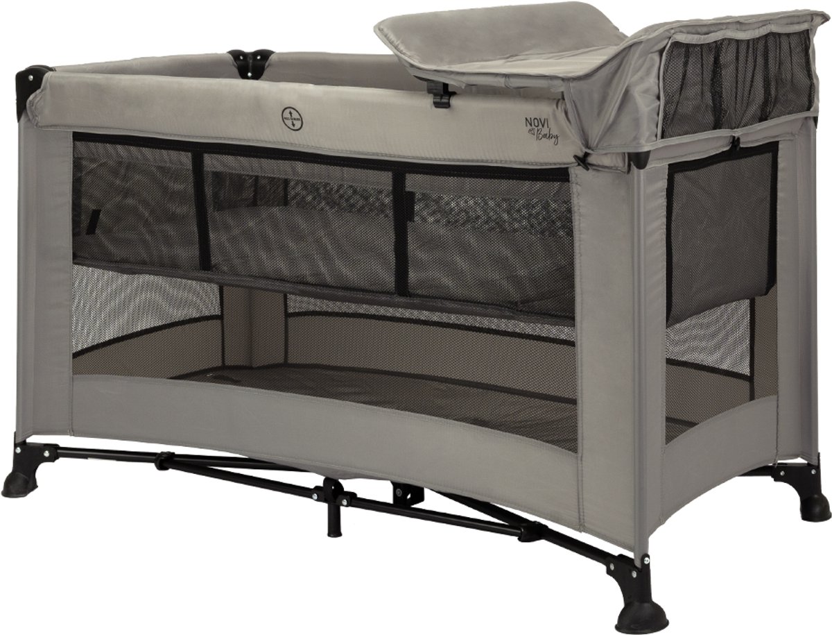 Novi Baby Kiki Luxe - Campingbed - Sand - reisbed - Inclusief transporttas - Inclusief verschoonblad - Inclusief bodemverhoger thumbnail 4