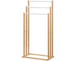 Handdoekenrek badkamer - Badkamer accessoires - Badkamerrek - Handdoekhouder - Droogrek - 48 cm x 25,8 cm x 94 cm