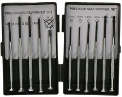 DID Precisie schroevendraaierset - 11-delig - mini schroevendraaier - kleine schroevendraaiers