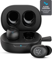 JLab JBuds Mini Draadloze Oordopjes - Bluetooth Oortjes Draadloos - 20 uur Batterijduur - Klein Design - Noise Cancelling Microfoon - Touch Sensoren - Multipoint - Zwart