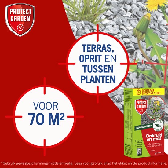 Protect Garden Flitser Concentraat Onkruid Bestrijdingsmiddel - 510 ml - Onkruidverdelger - Binnen 3 uur Resultaat van Merkloos	 — afbeelding 5