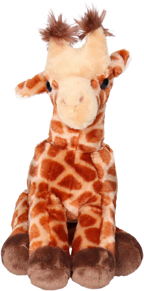 Pluche baby giraffe knuffeldier van 30 cm - Speelgoed dieren knuffels - Safaridieren