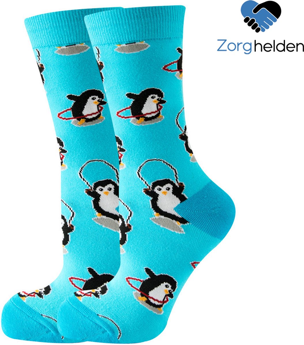 Zorghelden® Verpleegkundige sokken "Happy feet" - Zuster sokken - Verpleegkundige cadeau - Verpleegkundige accessoires - Medische sokken - Nurse sokken