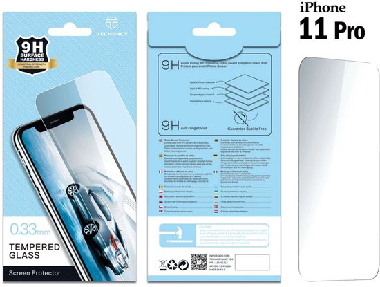 Protection d'écran en Glas trempé iPhone 11 Pro – Résistant aux rayures et ultra fin